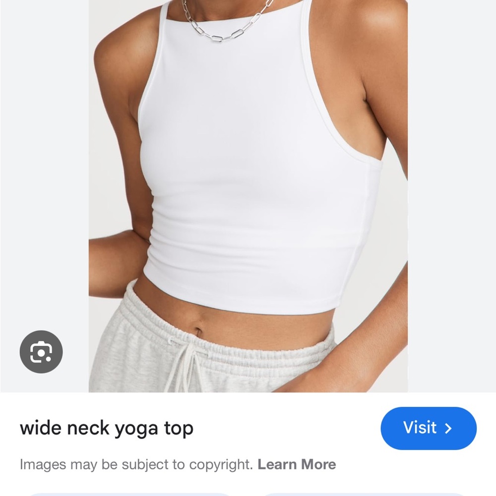 Beyond Yoga White Crop Top